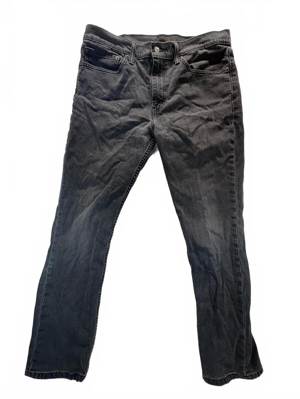 Levi’s 511 Men’s W36 L30 Slim Fit Black Gray Wash Jeans Denim